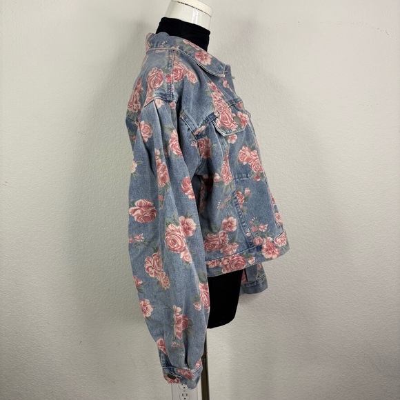 Floral Denim Jacket - Picture 2 of 7